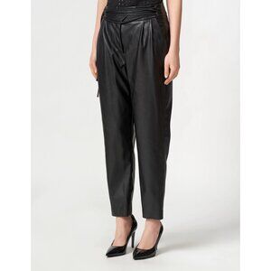 Pinko Rapito Trousers Straight Fit Polyurethane Pants